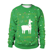 Autumn Winter Fashion Ugly Christmas Sweater Santa Elf Funny Pullover Womens Mens Print Sweaters Tops Clothing